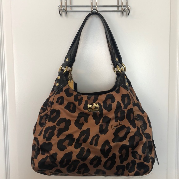 Coach Bags Authentic Coach Leopard Handbag Poshmark